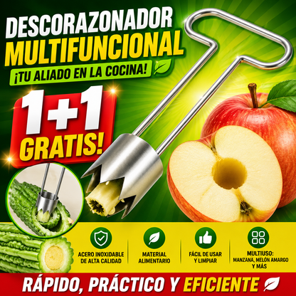 🔥【Compra 1 y llévate otro gratis】🍎🍋 Descorazonador multifuncional para frutas y verduras
