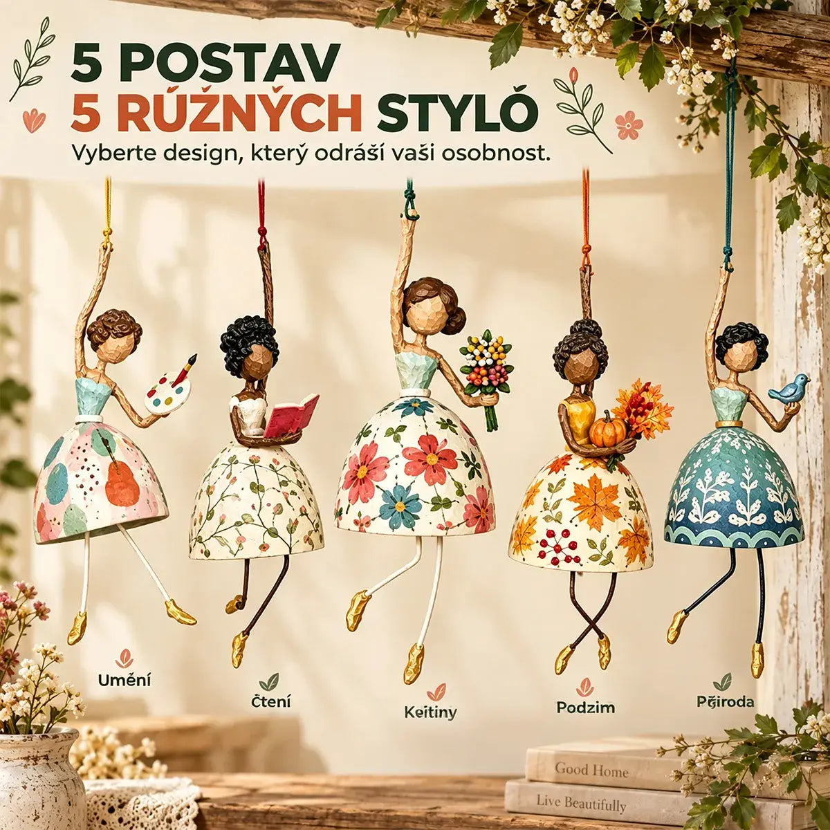 ✨Zábavná závěsná ozdoba ve stylu tanečnice