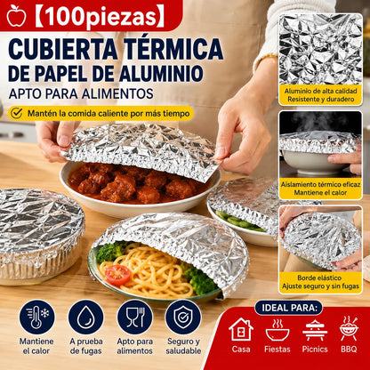 📢📢 ¡50% DE DESCUENTO!【Compra 1 y llévate 1 gratis】【200 piezas】⏰ Cubierta aislante de papel de aluminio
