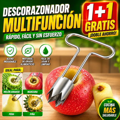 🔥【Compra 1 y llévate otro gratis】🍎🍋 Descorazonador multifuncional para frutas y verduras