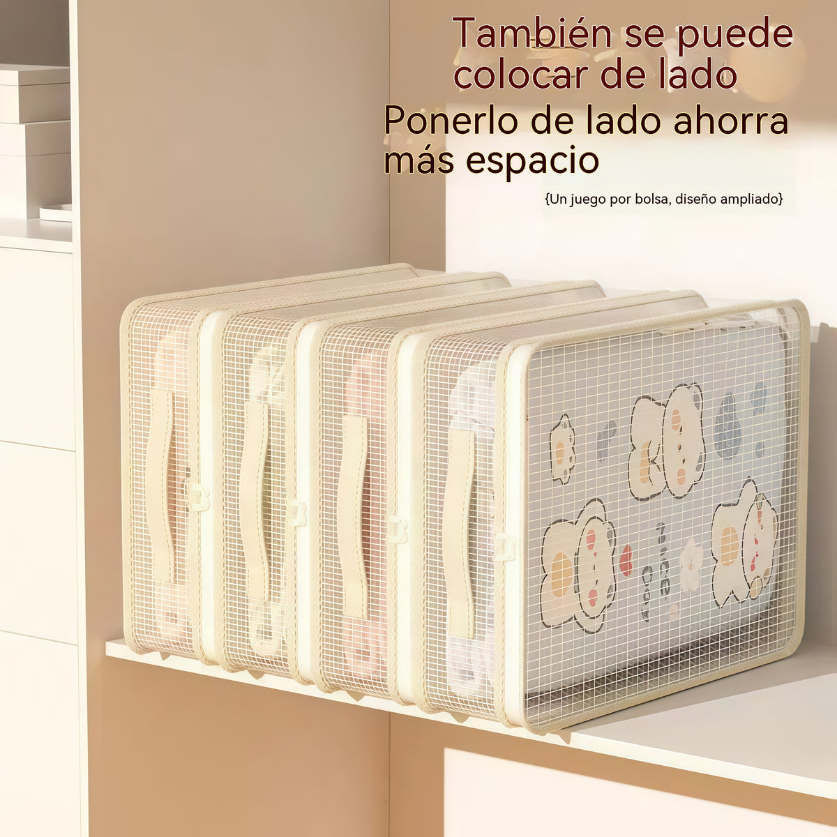 【12 piezas】👍Bolsas de almacenamiento de malla para uso doméstico, que previenen la formación de moho y polvo.
