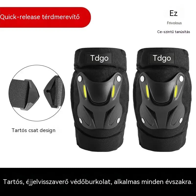 Fluoreszkáló védő térdvédők minden évszakra