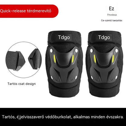 Fluoreszkáló védő térdvédők minden évszakra