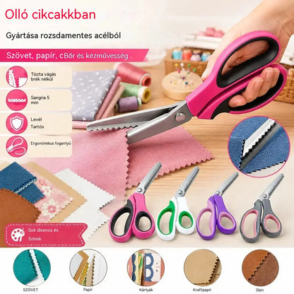 ✂️🧵Multifunkcionális kézműves olló – könnyedén készíthetsz gyönyörű csipkemintákat!