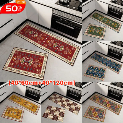 🔥【Compra 1 y llévate 1 gratis】🏠💧Alfombrilla súper absorbente｜40×60+40×120cm, antideslizante y de secado rápido para el hogar