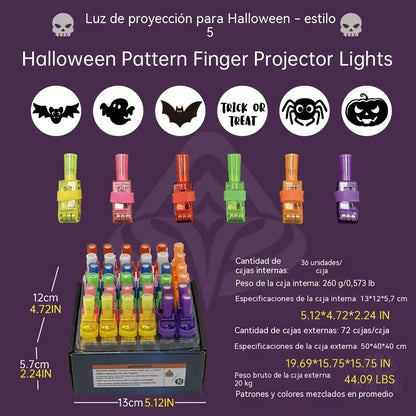 🔥¡Oferta imperdible con 50% de descuento!🔥 Mini luces LED de colores para dedos: linternas luminosas para fiestas con banda elástica.