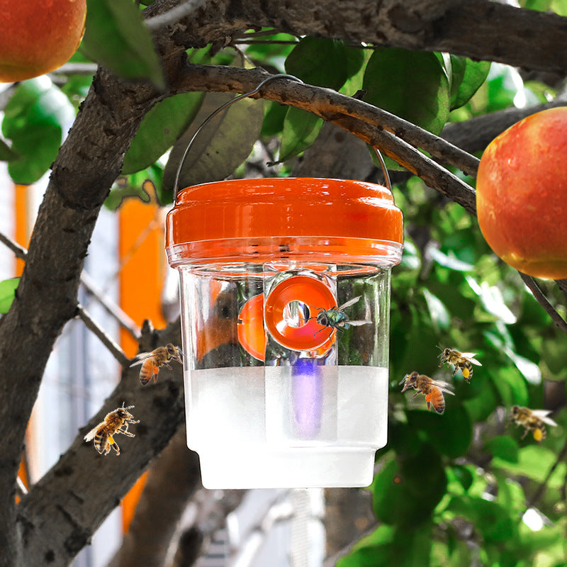 【2 piezas 26 €】🐝☀️ Trampa solar para avispas para patios y jardines 🔋🌿 – Altamente eficiente, recargable, resistente a la intemperie, cubre hasta 500 metros cuadrados.
