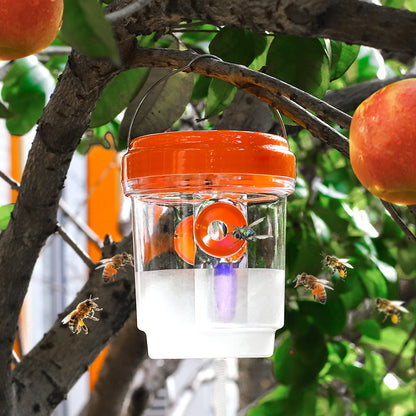 【2 piezas 26 €】🐝☀️ Trampa solar para avispas para patios y jardines 🔋🌿 – Altamente eficiente, recargable, resistente a la intemperie, cubre hasta 500 metros cuadrados.