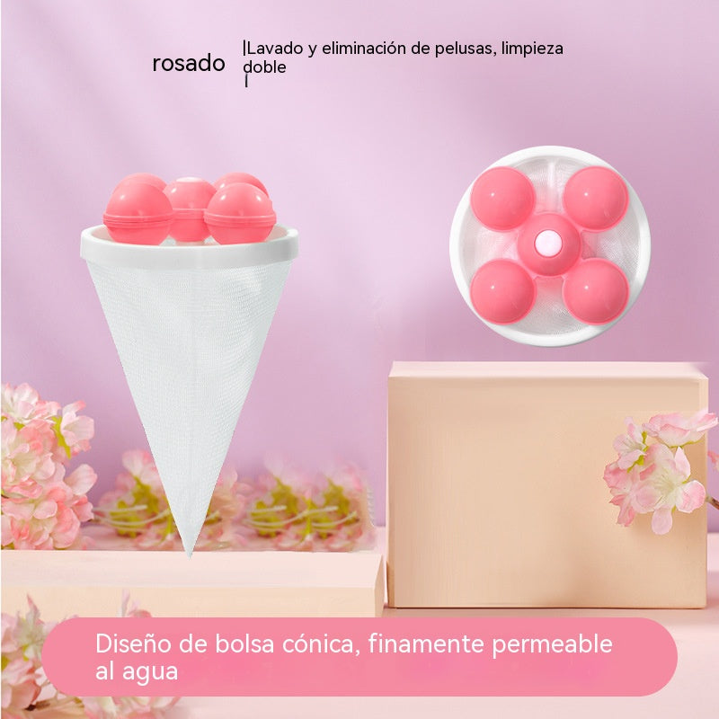 🌀5 piezas 26€✨ Filtro Flotante para Lavadora – Atrapa Pelusas, Cabellos y Pelos de Mascota en Cada Lavado 🧺