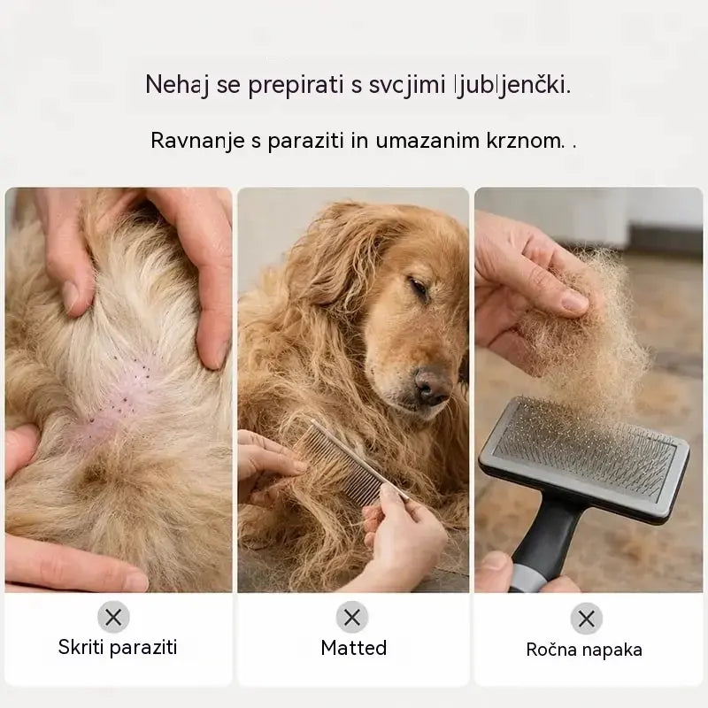 🐶😺Električni odstranjevalec bolh in glavnik za razvozlavanje za hišne ljubljenčke