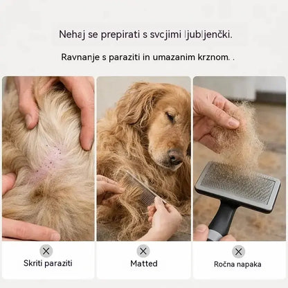 🐶😺Električni odstranjevalec bolh in glavnik za razvozlavanje za hišne ljubljenčke