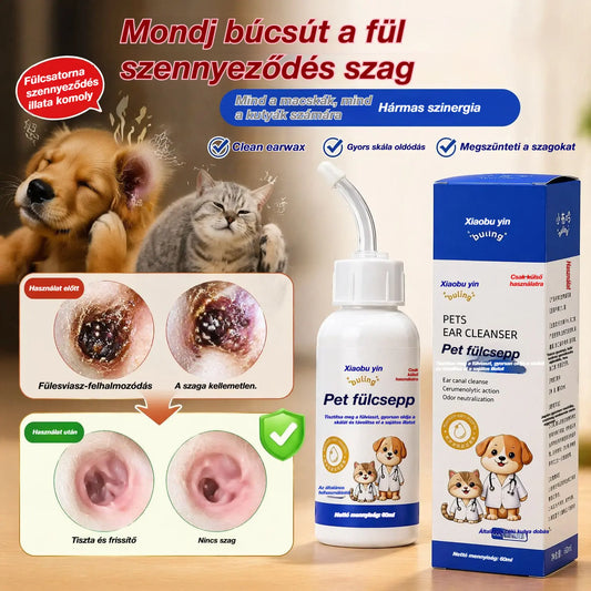 🐶2 tétel 8300  Ft.🐱 Fültisztító kutyák és macskák fülviszketésének enyhítésére.