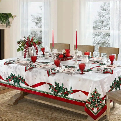 ⏳🔥¡50% de descuento por tiempo limitado! ⏰Mantel navideño decorativo impermeable🎄