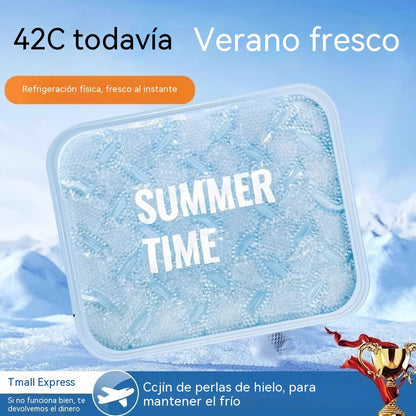 🧊🍃Cojín refrigerante de gel transpirable para el verano, sin necesidad de rellenarlo con agua