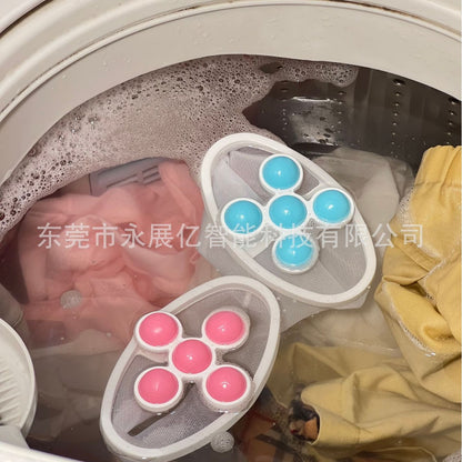🌀5 piezas 26€✨ Filtro Flotante para Lavadora – Atrapa Pelusas, Cabellos y Pelos de Mascota en Cada Lavado 🧺
