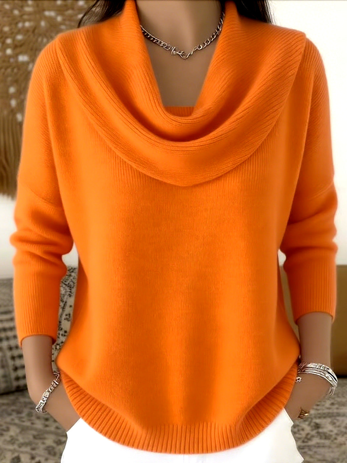 🔥【S–3XL】2026 Ősz/Tél Új Egyszínű Pulóver · Puha és Meleg