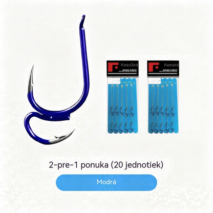 🔥🔥 Kúpte 1 a druhý získate zadarmo 🔥 20 kusov za 22 eur ❤️‍🔥Klasické ultraostré dvojité rybárske háčiky