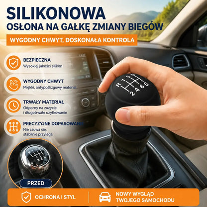 5 za 89 zł. ✨ Nadaj swojemu samochodowi nowy styl dzięki silikonowej osłonie na drążek zmiany biegów 🚘