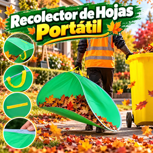 🍂🍂 Tienda para recoger hojas de jardín «Green Leaf Collection»: herramienta de limpieza de jardín portátil y fácil de usar para tareas en exteriores, toolupgrade