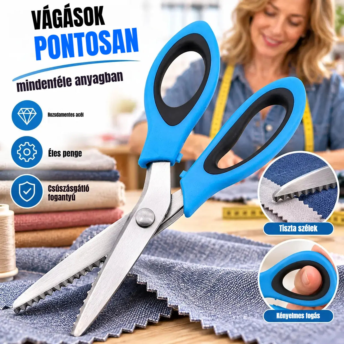 🔥Vásárolj 1-et, kapsz 1-et ingyen✂️ Professzionális rózsaszín olló – Éles, rózsaszín olló