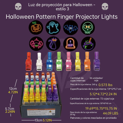 🔥¡Oferta imperdible con 50% de descuento!🔥 Mini luces LED de colores para dedos: linternas luminosas para fiestas con banda elástica.