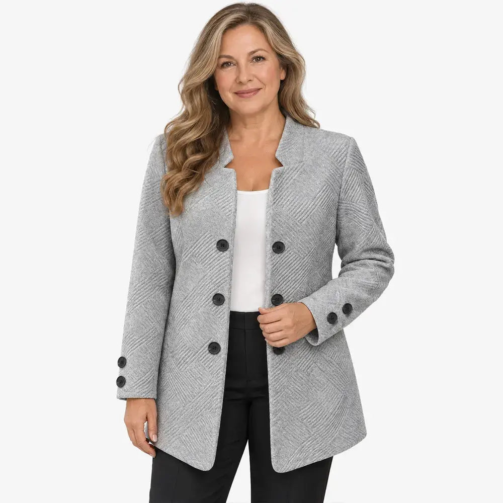 ✨【S-5XL】 Stílusos őszi/téli kétsoros blézer (3 gombos fazon)