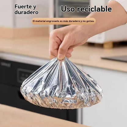 🔥🔥【50piezas】🍎🔥 Cubierta térmica de papel de aluminio apto para alimentos