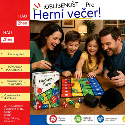 🎲👨‍👩‍👧‍👦Oblíbená desková hra s kostkami Ligreto
