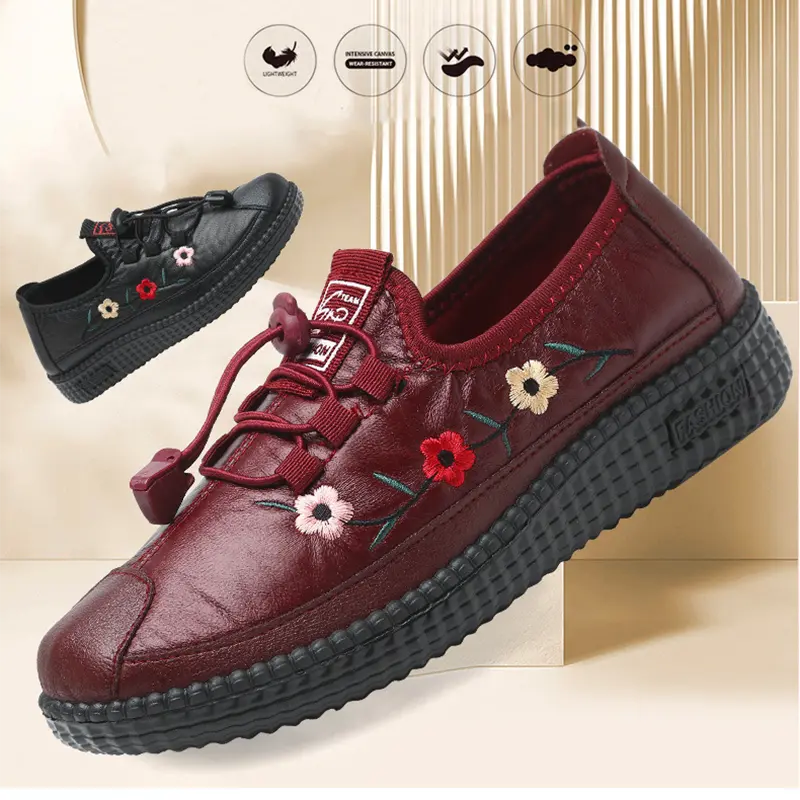 ⭐️【36-41】🔥Zapatos casuales de mujer, modernos y cómodos, de suela blanda, antideslizantes e impermeables.