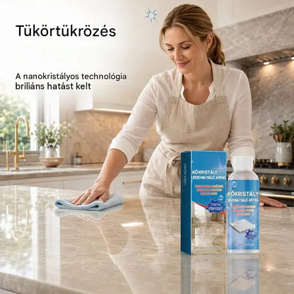 ✨ Márványtisztító és -polírozó – Gyengéden tisztít, fokozza a fényt, védi a lezárt követ ✨