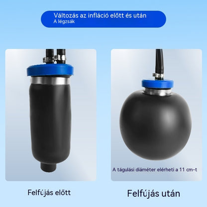 🔧 50% KEDVEZMÉNY KORLÁTOZOTT IDEIG! ✨ Füst adapter felfújható légzsákhoz – Univerzális, Tartós, Kézi Pumpával ⚙️