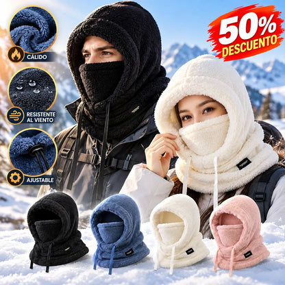 🧣☃Sudadera con capucha de forro polar 3 en 1, una prenda esencial para practicar ciclismo al aire libre en otoño e invierno.