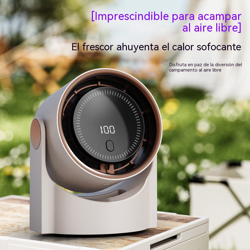🧊🍃Nuevo ventilador de escritorio tipo turbina sin aspas (se puede montar en la pared)