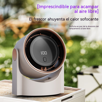 🧊🍃Nuevo ventilador de escritorio tipo turbina sin aspas (se puede montar en la pared)