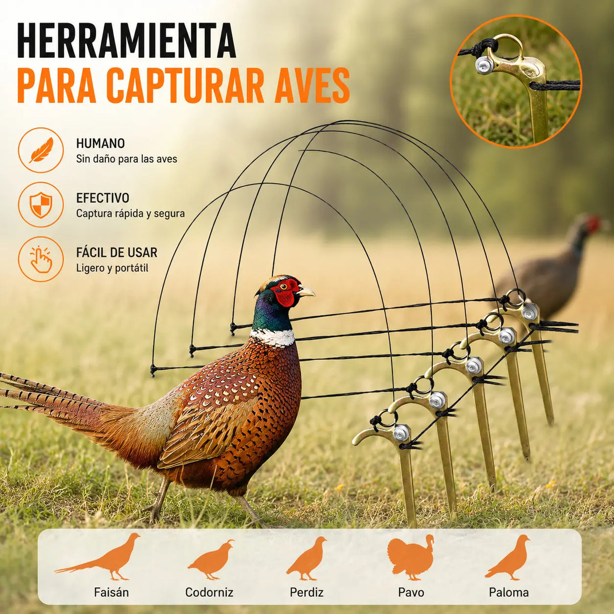 🔥【Compra 5 y llévate 5 gratis】🐦10 Jaulas para pájaros | Diseño mediano, aptas para pollos, patos y otras aves de corral