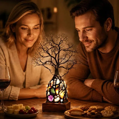 ✨ Aporta energía positiva y paz a tu hogar con esta preciosa lámpara con forma de árbol.