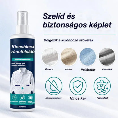 3 üveg 8900 Ft👔Ránctalanító spray ruhákra✨ Azonnali ránctalanítás - vasalásmentes, utazáshoz is tökéletes, statikus elektromosságmentes és friss.