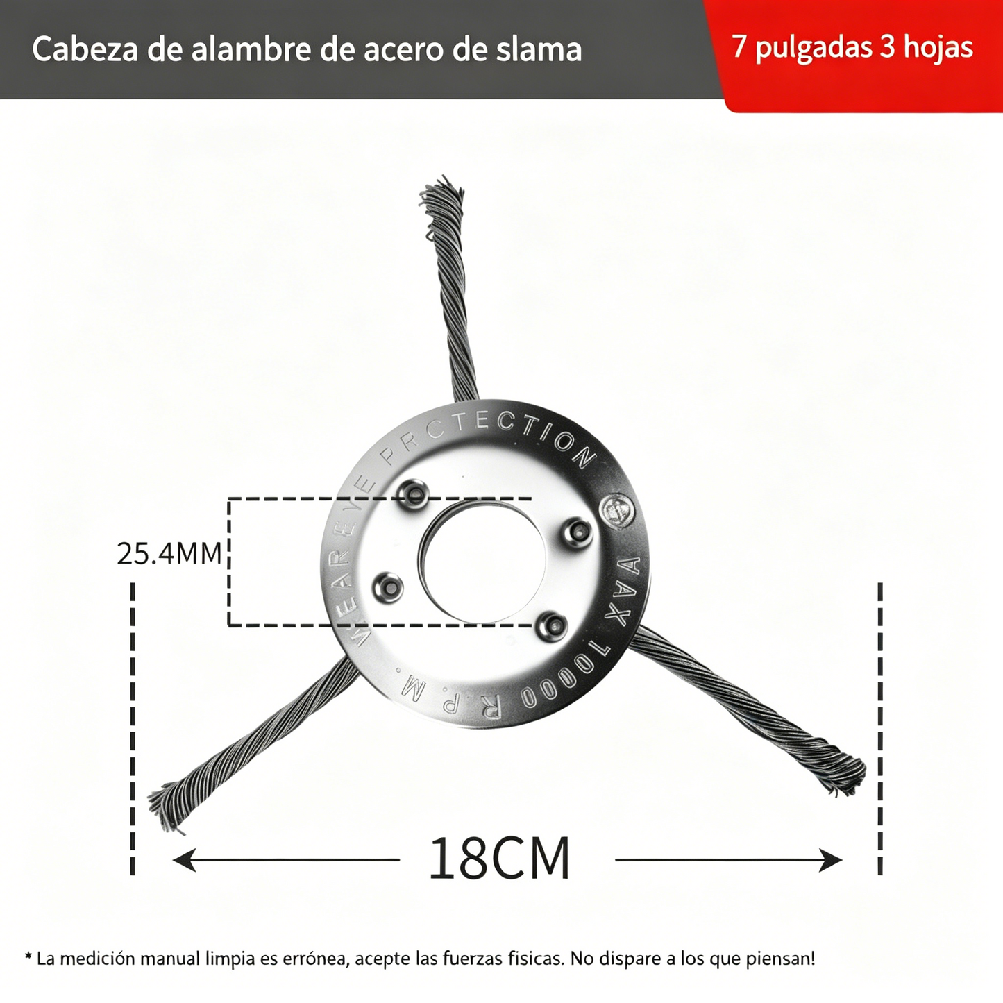 30%OFF🧰🔥Última oferta especial【Compra 1 y llévate 1 gratis】🔥Desbrozadora de alambre de acero
