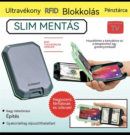 🔥 RFID-védett, intelligens pénztárca: elegáns, könnyű és biztonságos kialakítás kártyái és készpénze számára.