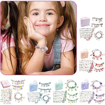 🎀✨ Kit DIY de Pulseras para Niñas – Creatividad, diversión y colores increíbles en un solo regalo 🎁🌈