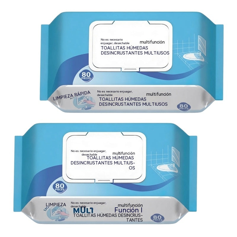 🔥【Compra 1 y llévate 1 gratis】💦Toallitas limpiadoras descalcificadoras multifunción para baño