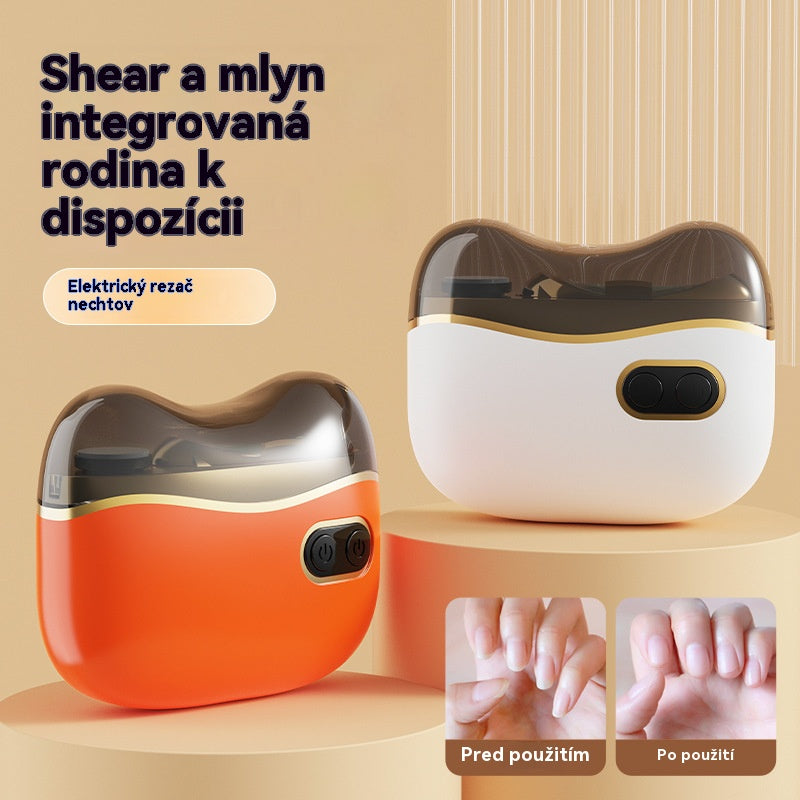 30% OFF✂️💅🔥🔥 Lima de uñas eléctrica multifuncional, cortauñas eléctrico con protección antipellizcos