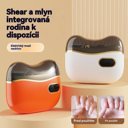 30% OFF✂️💅🔥🔥 Lima de uñas eléctrica multifuncional, cortauñas eléctrico con protección antipellizcos