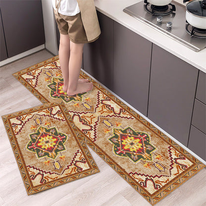 🔥【Compra 1 y llévate 1 gratis】🧽 (40*60 cm + 40*120 cm)✨ Alfombra de cocina de diatomita antideslizante súper absorbente