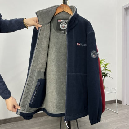 【XS-3XL】Chaqueta de terciopelo grueso de lana de talla grande informal cálida de otoño e invierno para hombre【30%OFF】