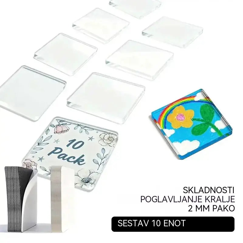 🧲✨ Komplet za izdelavo prozornih magnetov za hladilnik | Ustvarite svoje spomine