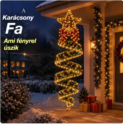 🎄💥 50% kedvezmény 🌿 Karácsonyi varázslatos spirál alakú LED függesztékek kollekciója ✨