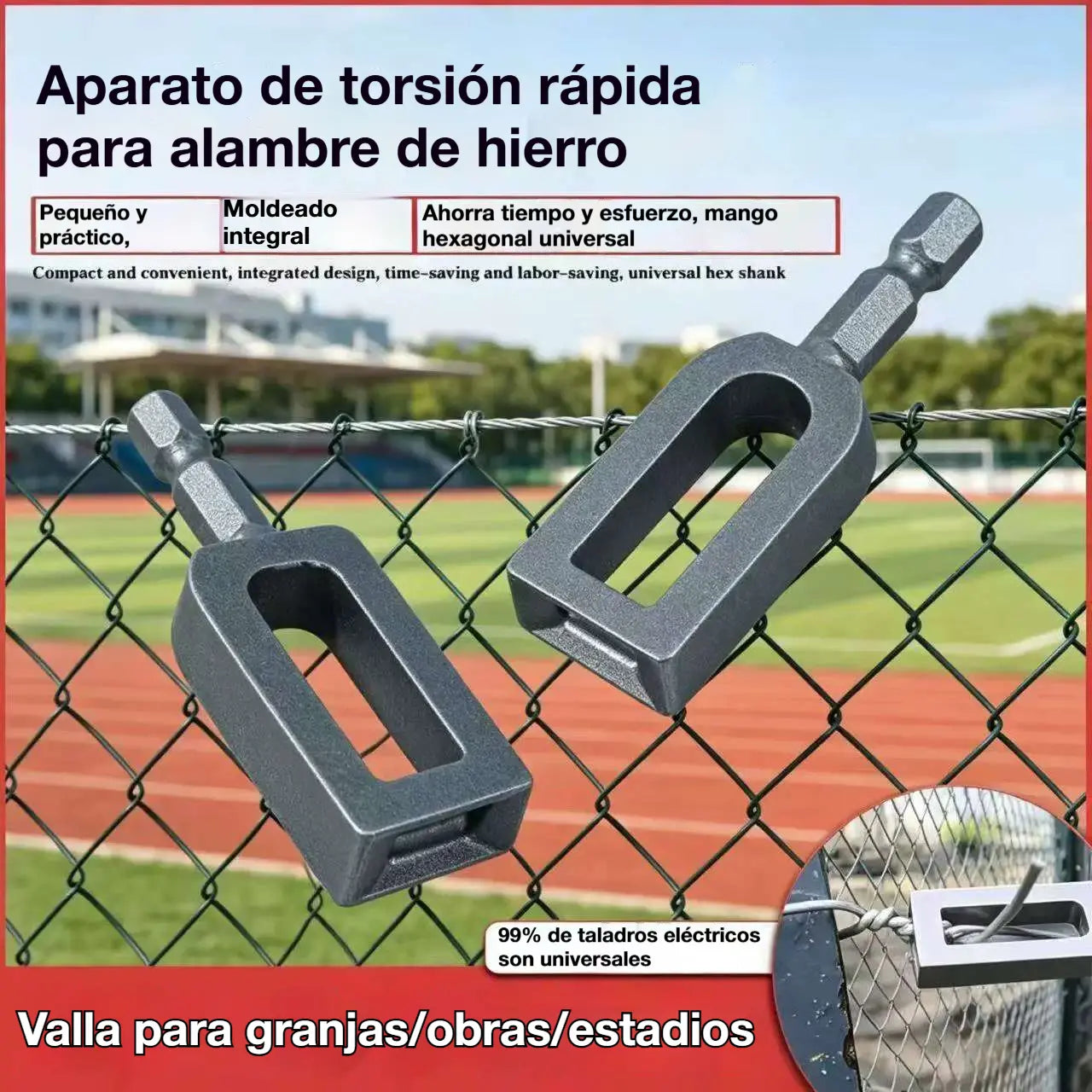 🧰🛠【3 piezas por 26 euros】 Herramienta para torcer alambre de acero para taladro: accesorio para torcer alambre de ajuste rápido y corte automático.