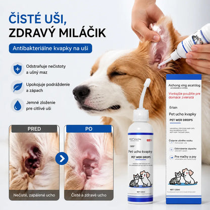 🐱🐶 Gyengéd fültisztító cseppek háziállatoknak – Búcsút inthetünk a külső hallójárat betegségeinek