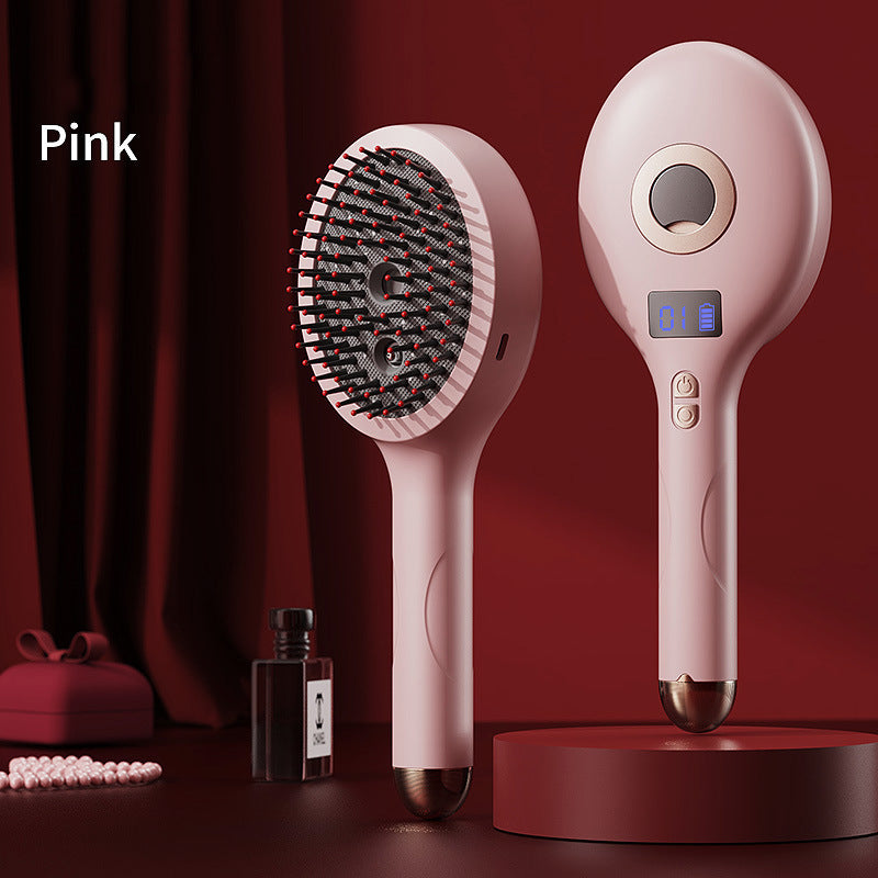 💆‍♀️Peine de masaje con spray que relaja el cuero cabelludo, peine de masaje para peinar y cuidar el cabello en casa con masaje vibratorio.